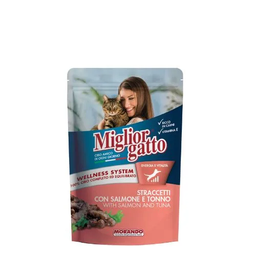Miglior Cat Food Pouch Salmon & Tuna 100g